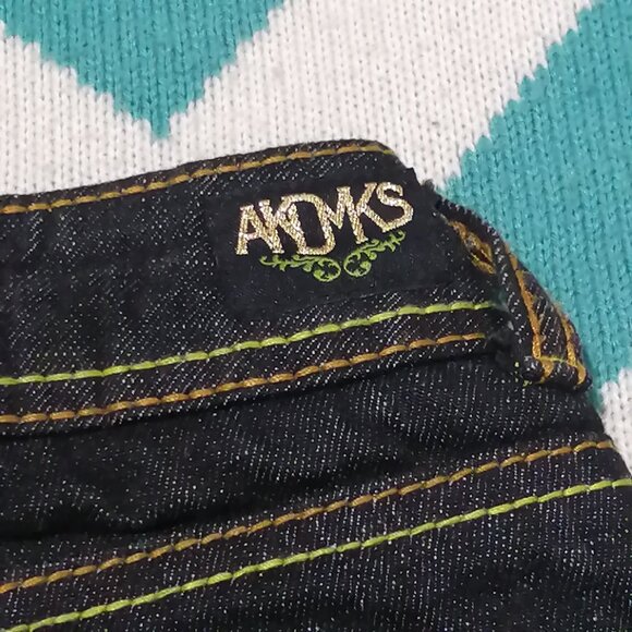 Akademiks Jeans-- Dark Indigo Wash with Contrast Stitching, NWT! - Picture 7 of 9